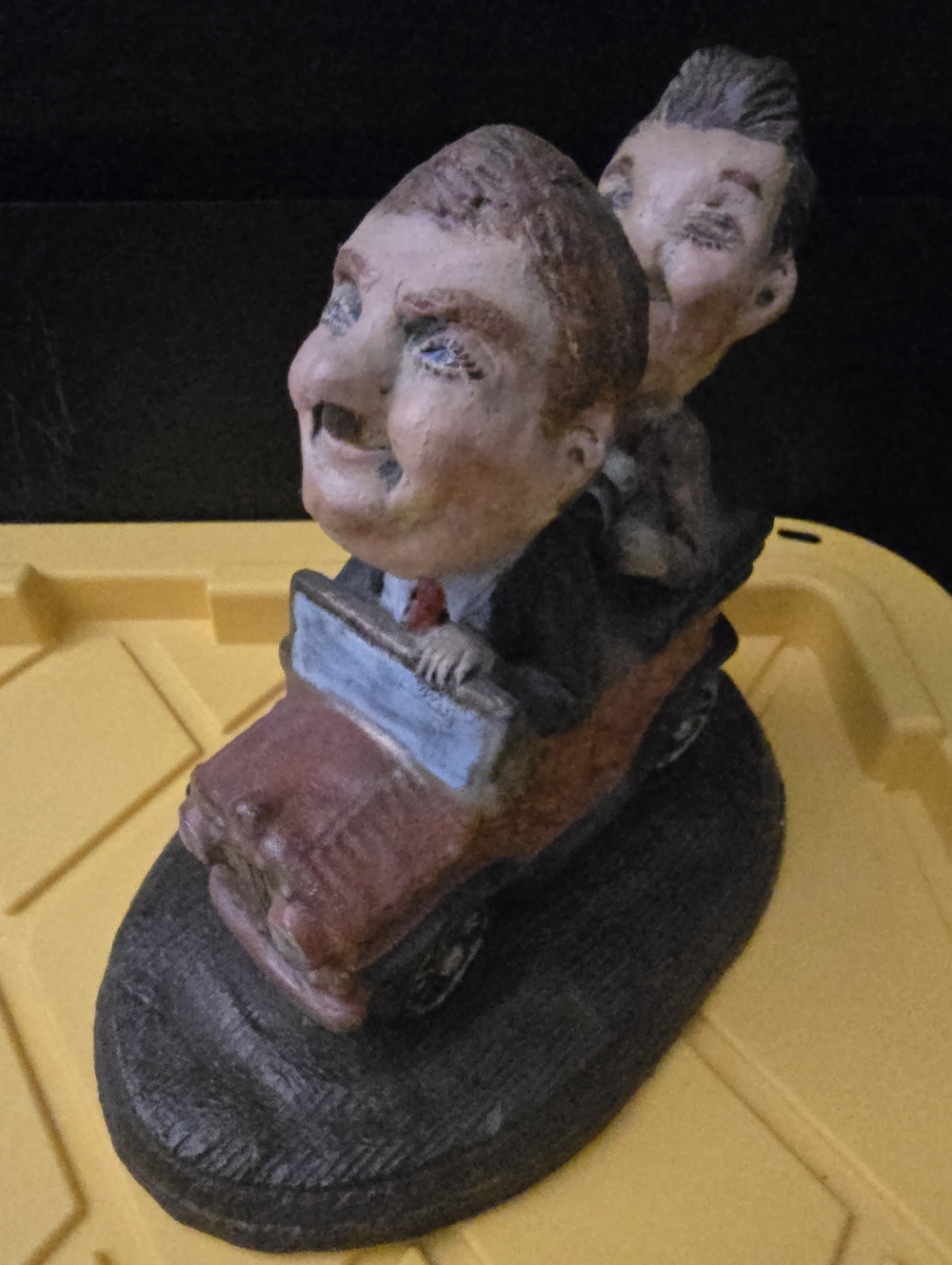 Vintage Laurel & Hardy Statue Figurine